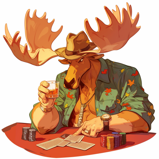 Casino review site logo with playing chips icon